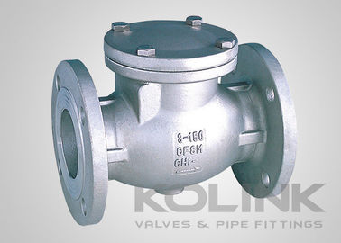 जेआईएस स्विंग चेक वाल्व फ्लैंज्ड CF8 CF8M SCS13A SCS14A