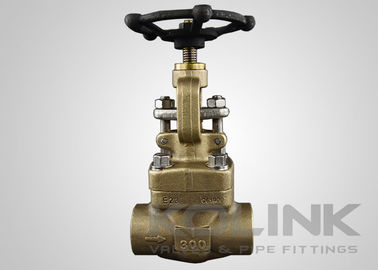 कांस्य ग्लोब वाल्व फ्लैंग्ड NPT JIS CAC703 C95200 C95500