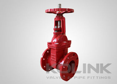 अग्नि सुरक्षा गेट वाल्व कच्चा लोहा बढ़ता तना DN50-DN900