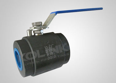 2-पीसी फोल्ड स्टील बॉल वाल्व सोकेट वेल्डेड SW अंत 1000WOG 3000PSI वर्ग 2500