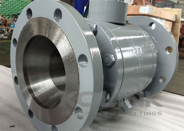 घटा हुआ पोर्ट ट्रूनियन बॉल वाल्व API 607 फायर सेफ DN50-DN1200