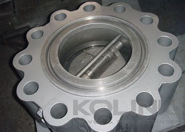 रग्ड वेफर डबल डोर चेक वाल्व, कास्ट स्टील डबल प्लेट, DN50 - DN1200