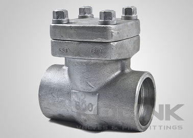 एनपीटी थ्रेडेड फोर्ज स्टील चेक वाल्व कम पोर्ट F304 F316