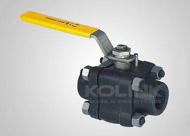 2pc फोल्ड स्टील बॉल वाल्व, सॉकेट वेल्डेड / एनपीटी एंड, CL150-1500 A105 F304