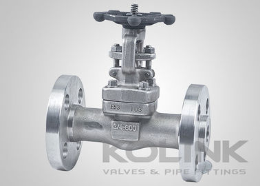 फोल्ड स्टील गेट वाल्व इंटीग्रल फ्लैंग स्टेनलेस स्टील F304 F316 CL150-2500