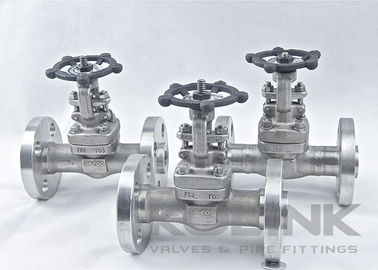 फोल्ड स्टील गेट वाल्व इंटीग्रल फ्लैंग स्टेनलेस स्टील F304 F316 CL150-2500